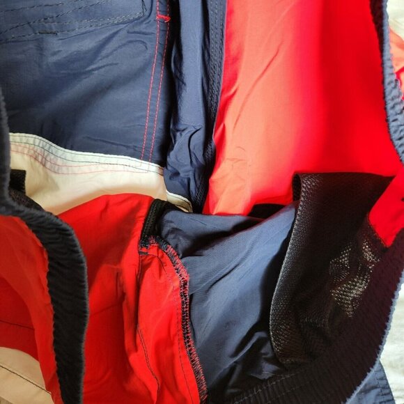 Quiksilver Surf Swim Trunk 6" Men's XL Patriotic American July 4th Colorblock - Picture 7 of 12